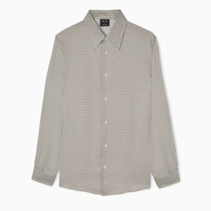 Camicia Armani in tessuto tecnico Uomo - Grigio