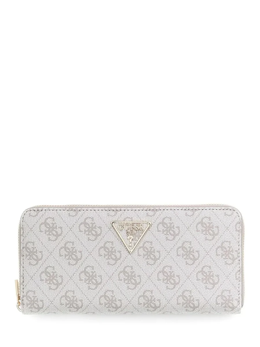 Portafoglio Guess Maxi Laurel 4G logo Donna - Grigio