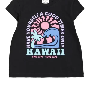 T-shirt Champion Bambina - Nero
